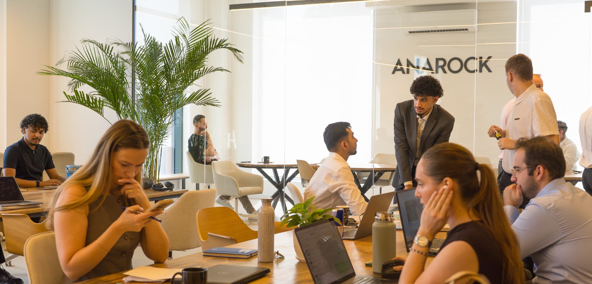 Anarock Middle East team at work